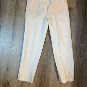 LOFT Women's Cream Ankle Pants